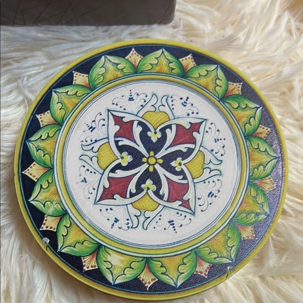 Decorative Coaster Set‎ - Multicolor